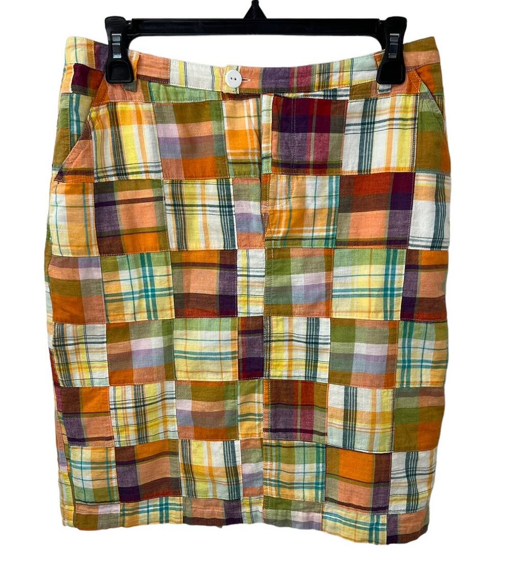 Pendleton Plaid Cotton Skirt Sz 6